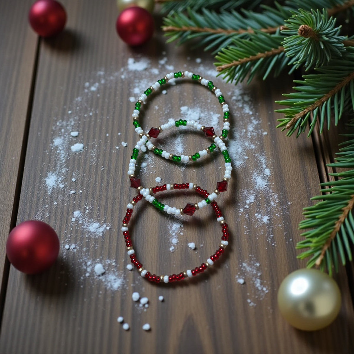 Classic Xmas bracelet set