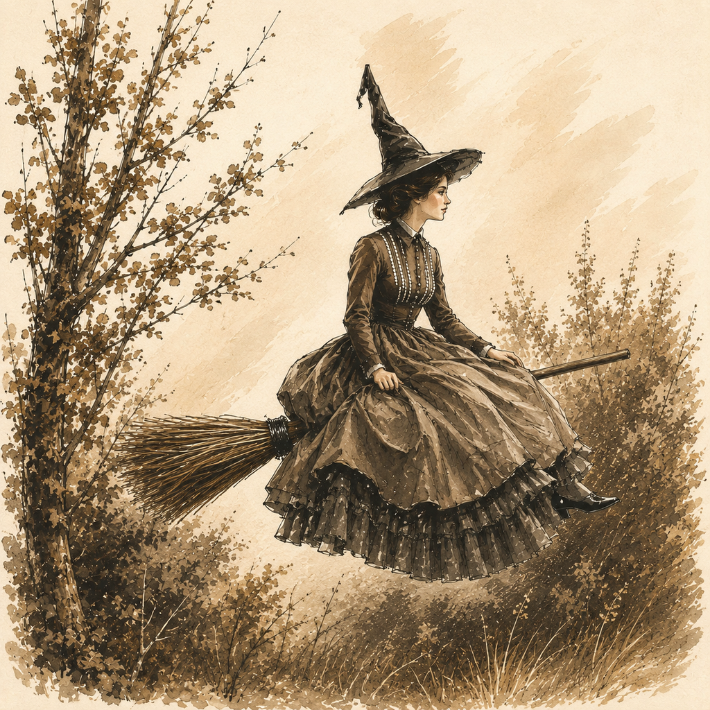 The flying witch