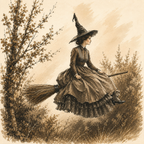 The flying witch