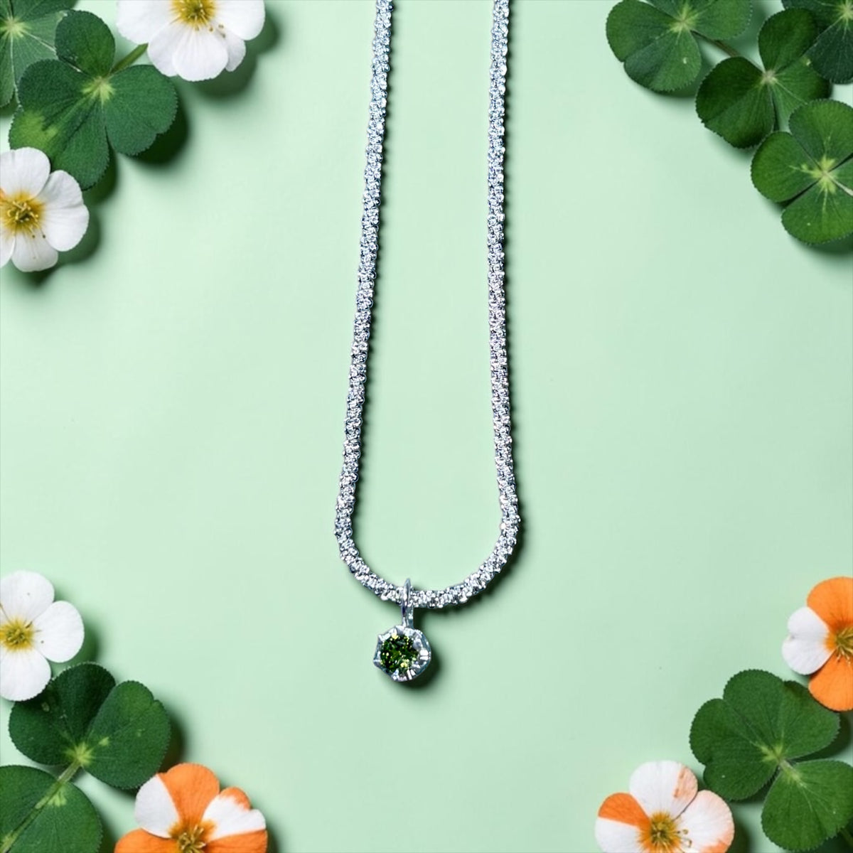 Peridot necklace