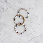 Red white & blue bracelets