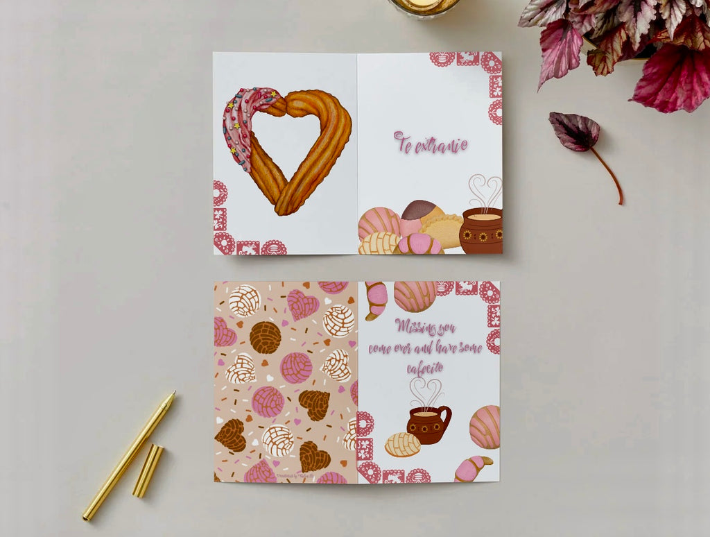 Concha greeting card