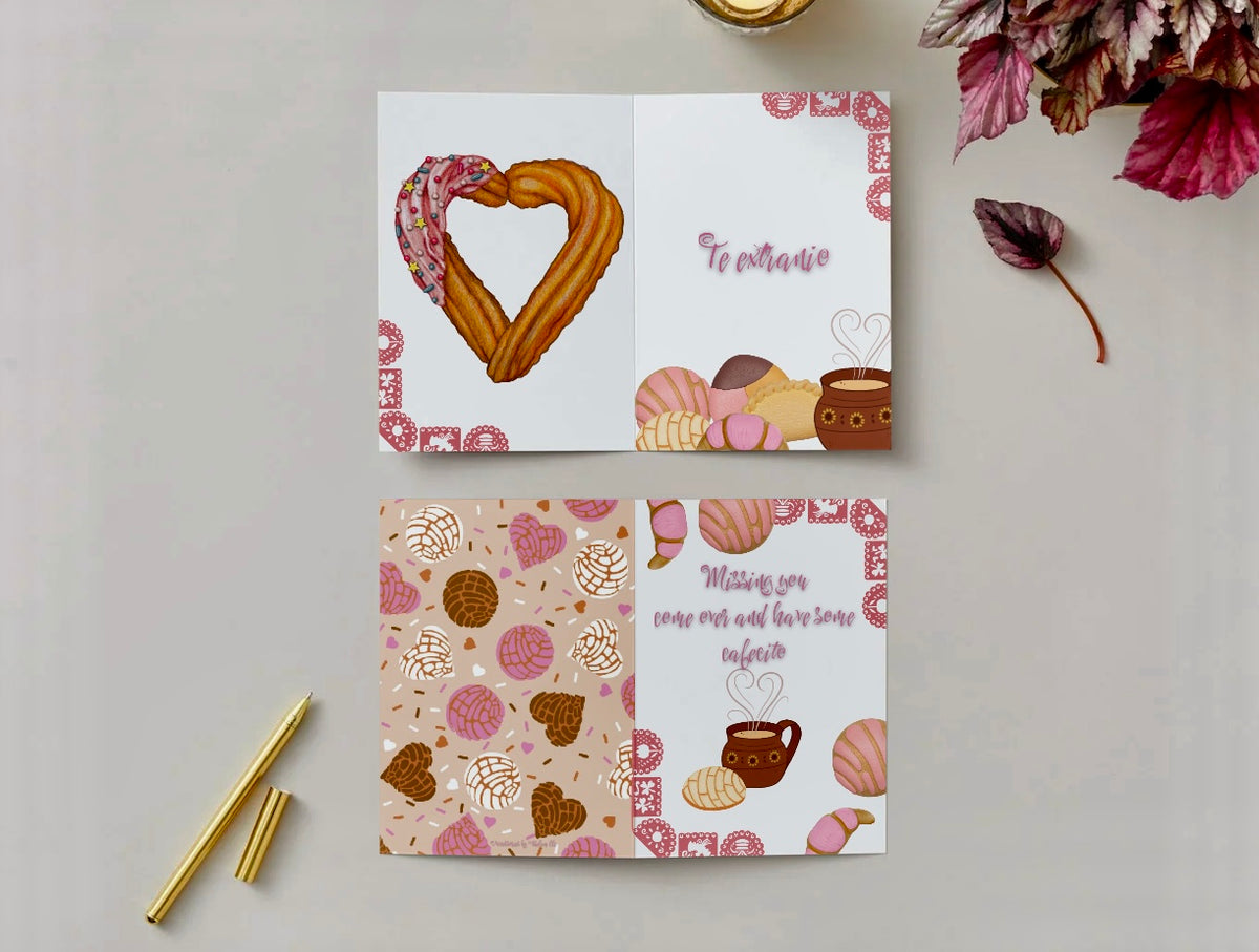 Concha greeting card