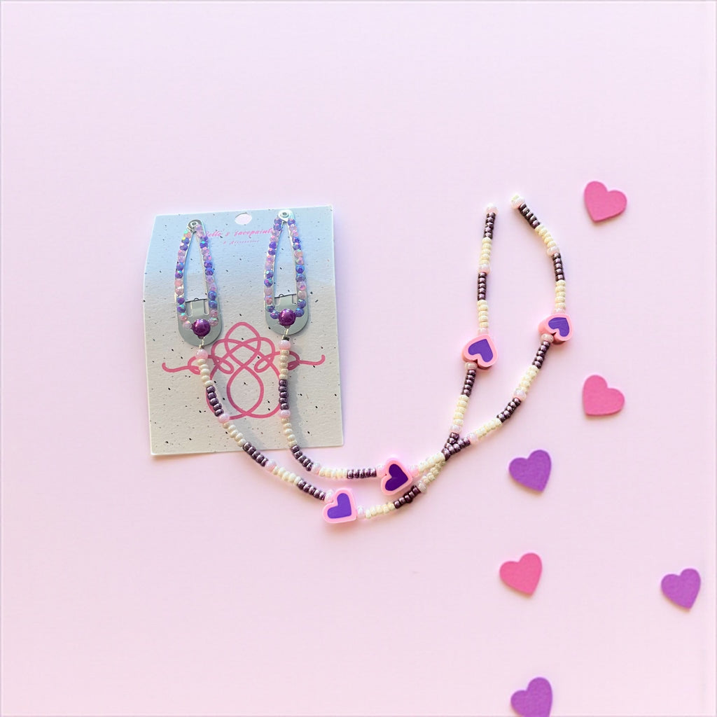 Be mine hair clips