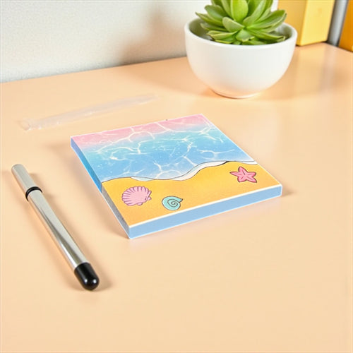 Beach babe post- it