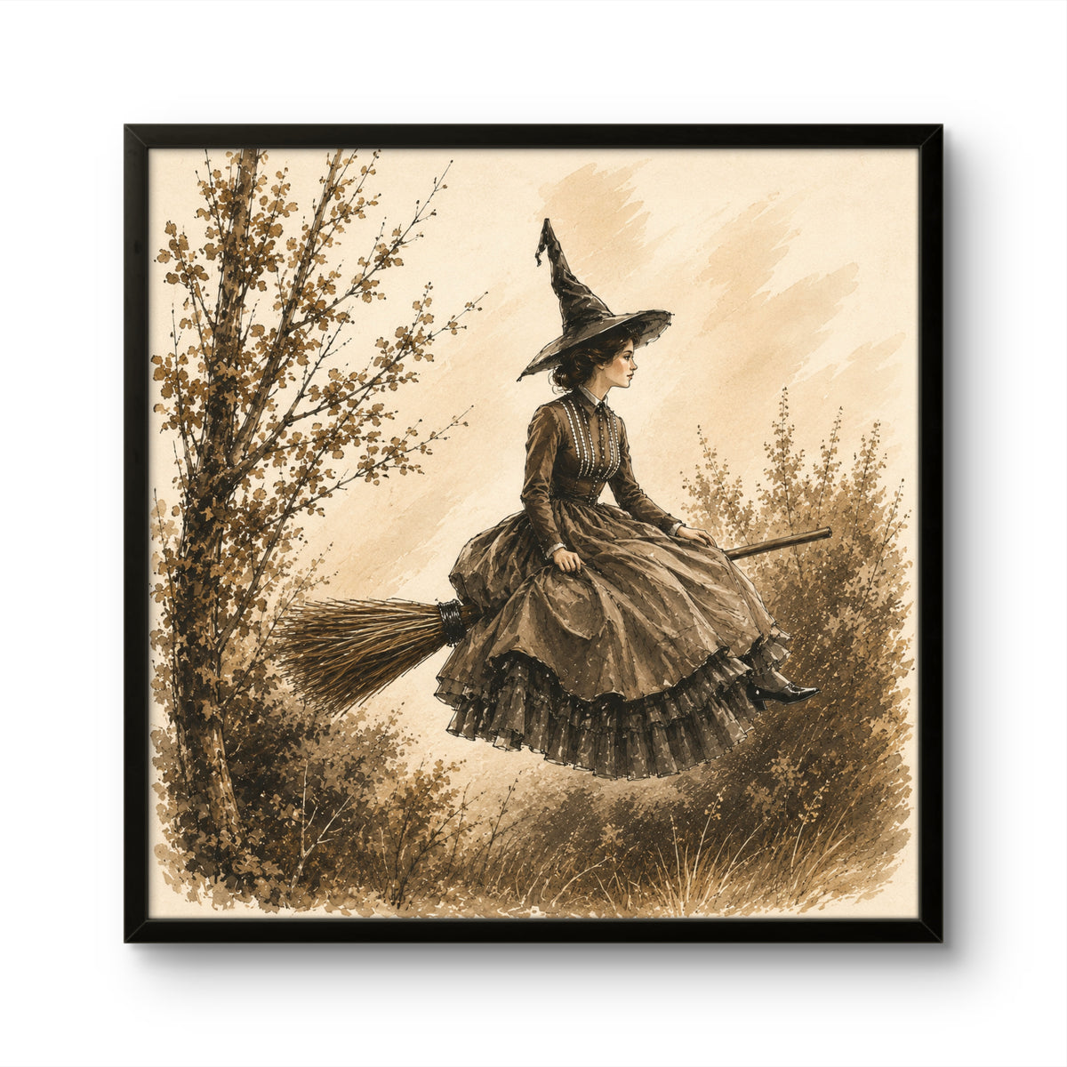 The flying witch