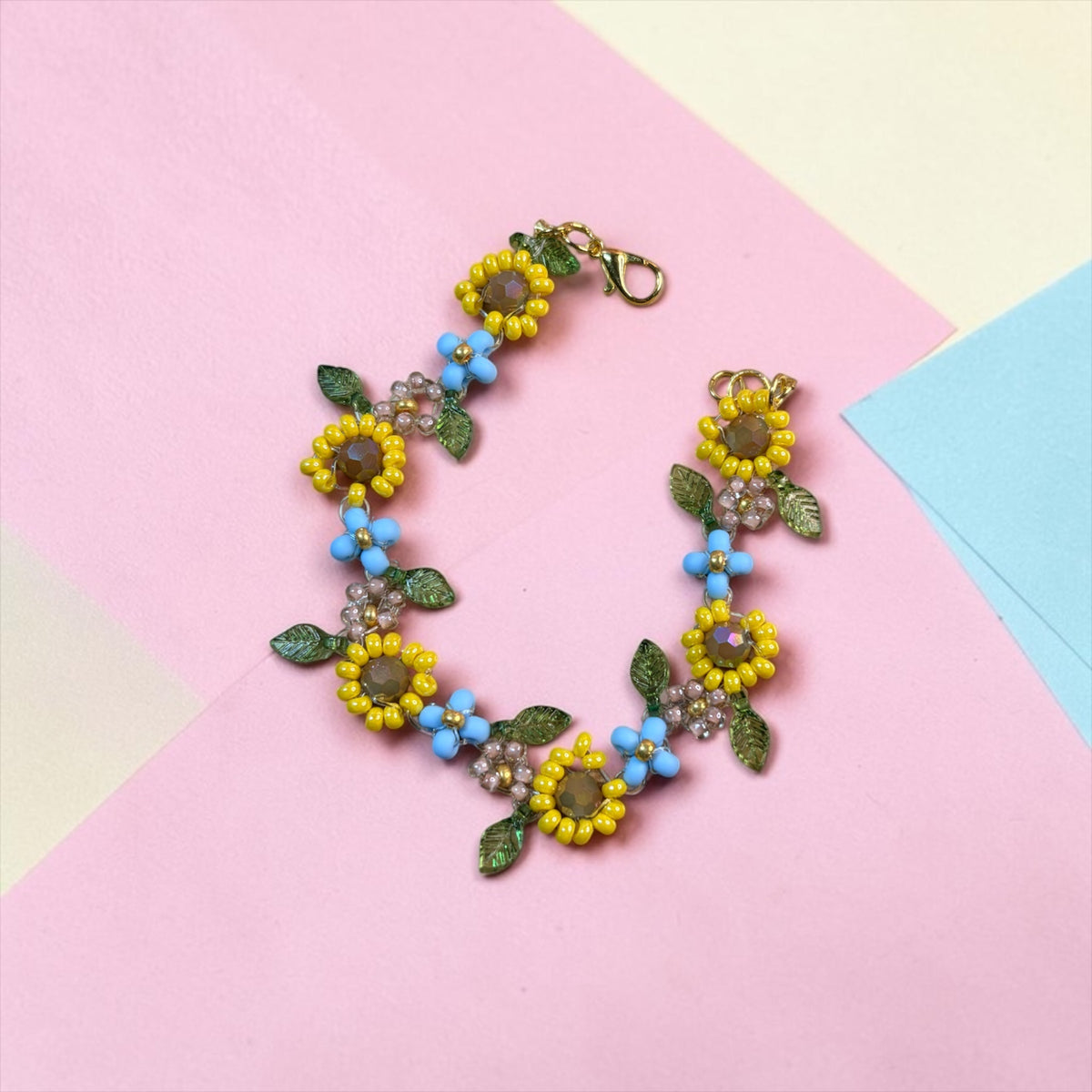 Sunflower bracelet