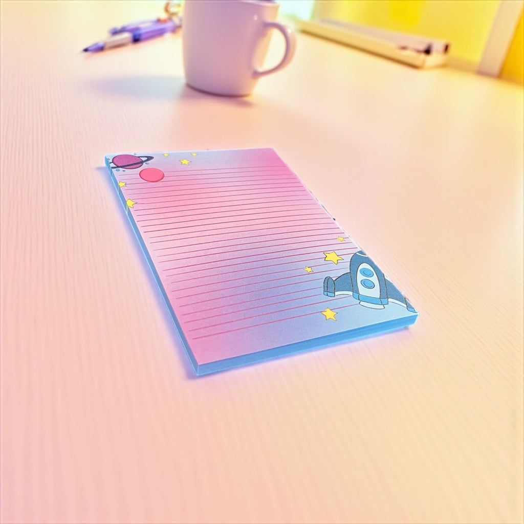 Space babe notepad