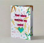 Weirdo greeting card