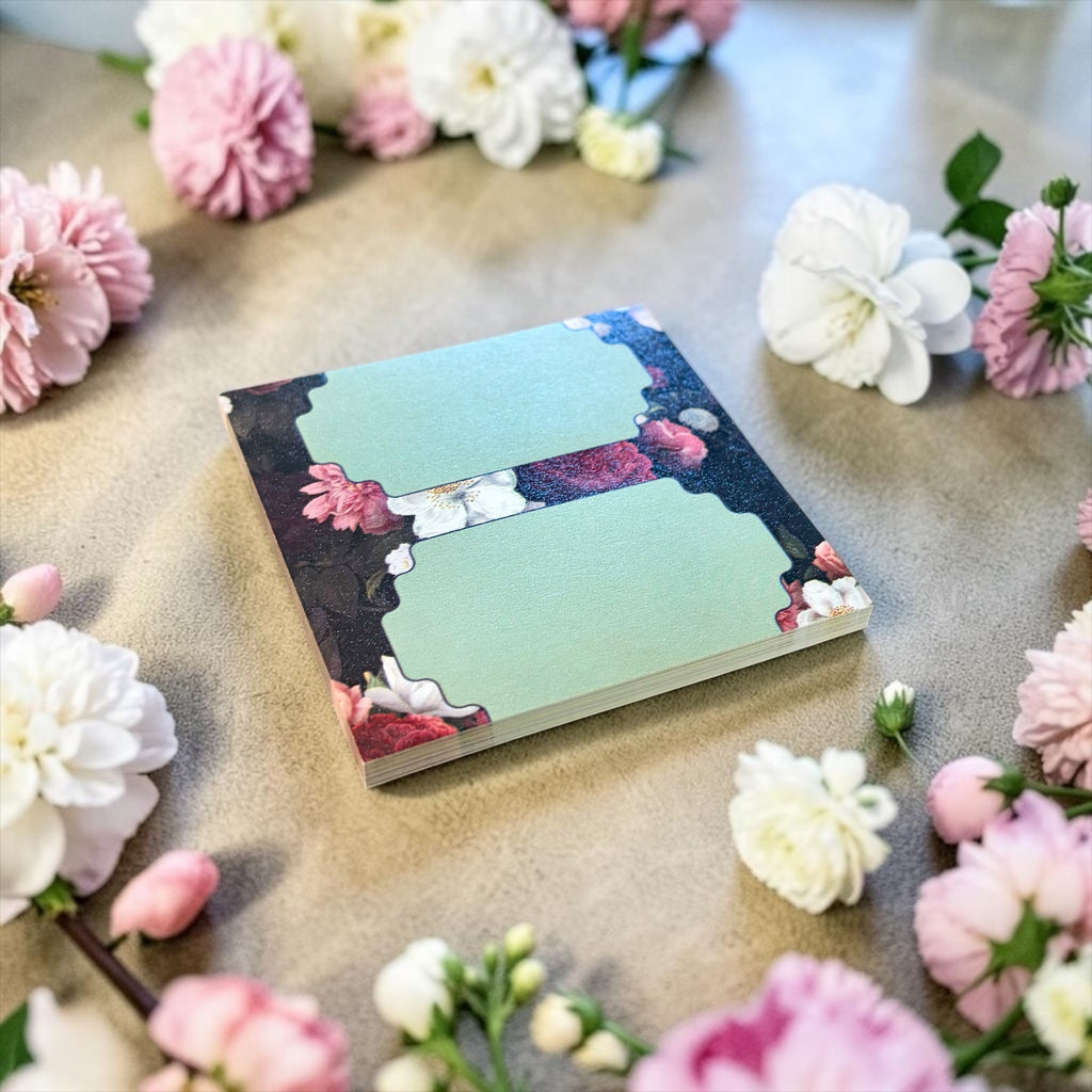 Floral post it