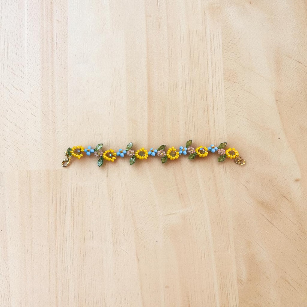 Sunflower bracelet