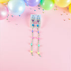Rainbow baby hair clips