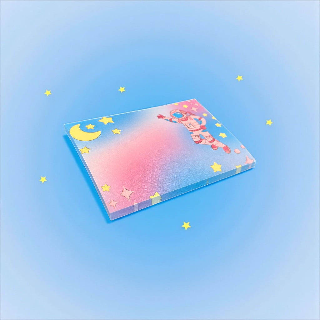 Space babe note pad