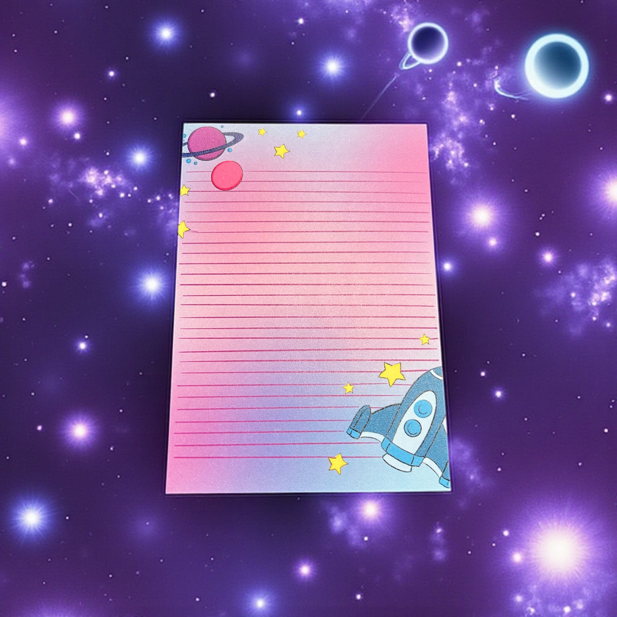 Space babe notepad