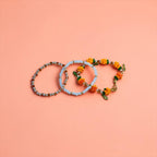 Lil pumpkin bracelet set