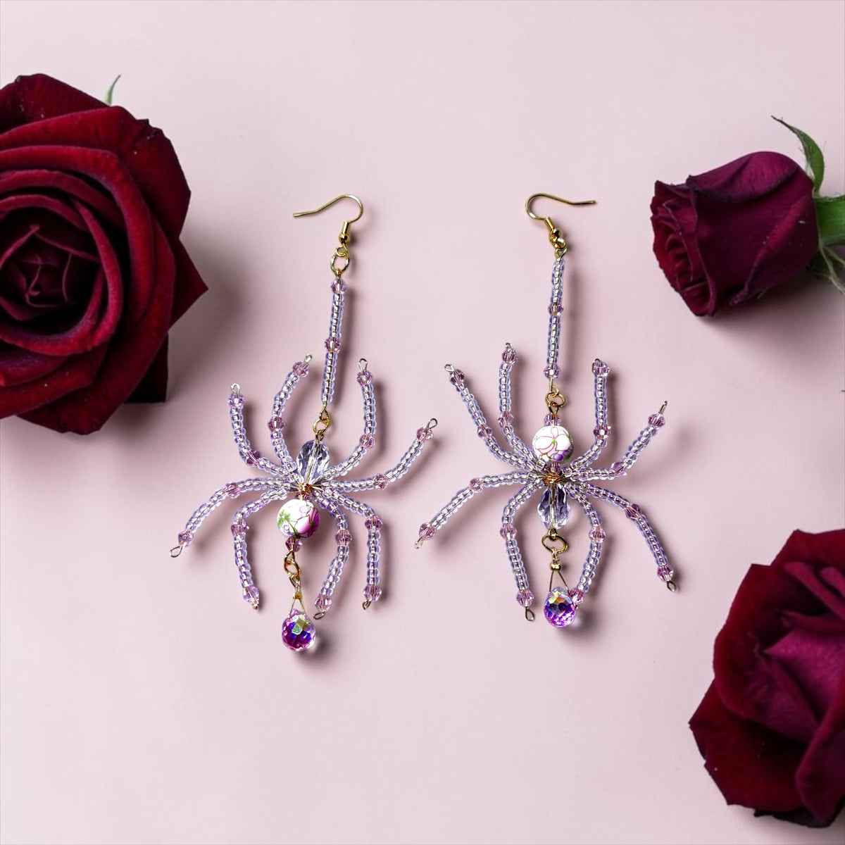 Spider earrings