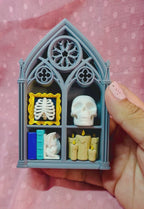 Spooky bookshelf